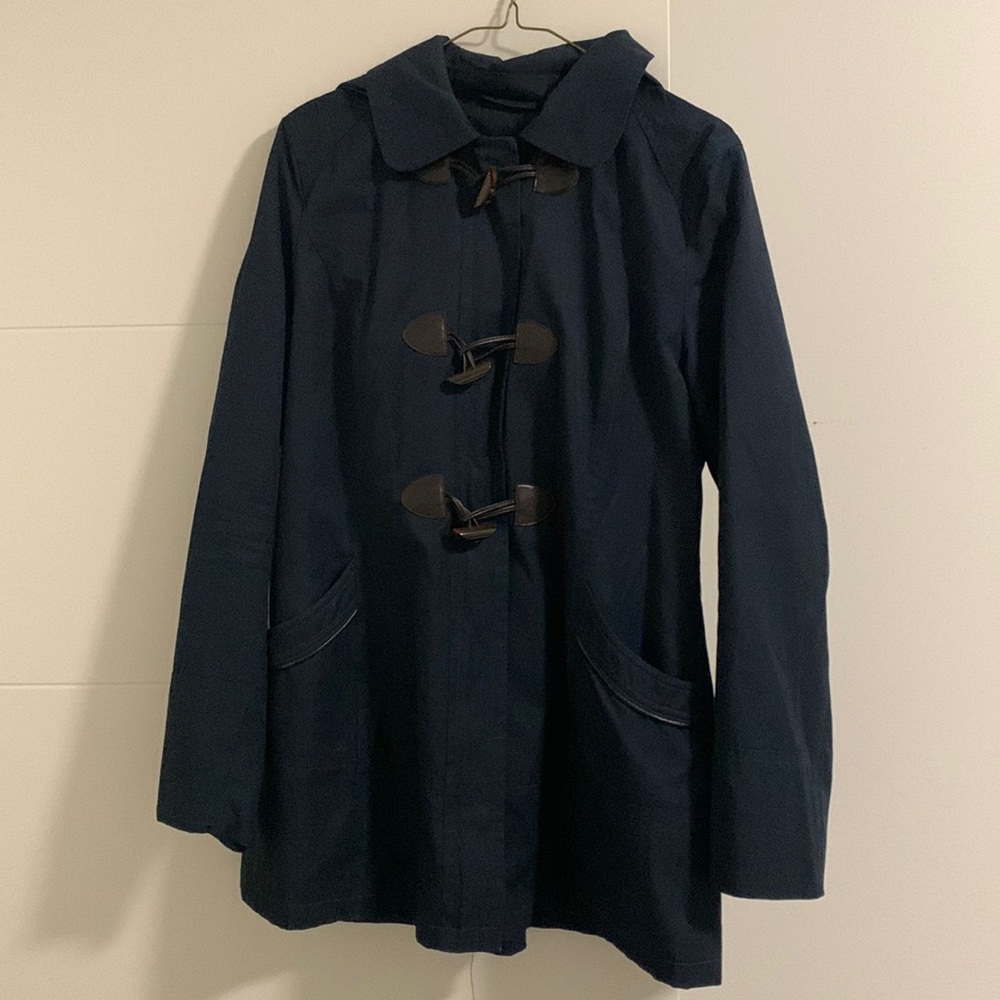 Womens zipper front fall coat